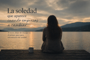 la soledad que aparece cuando empiezas a cambiar